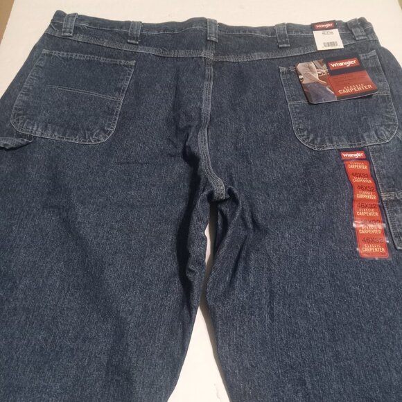 Wrangler Men's Classic Carpenter Jeans 46x32 NWT - Picture 5 of 8
